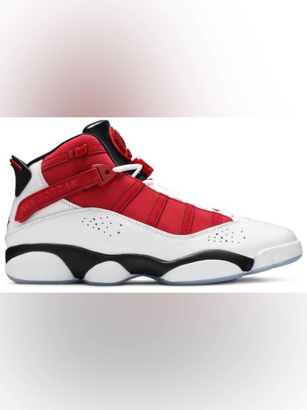 Sz 11.5 Air Jordan 6 Rings 'White Carmine'